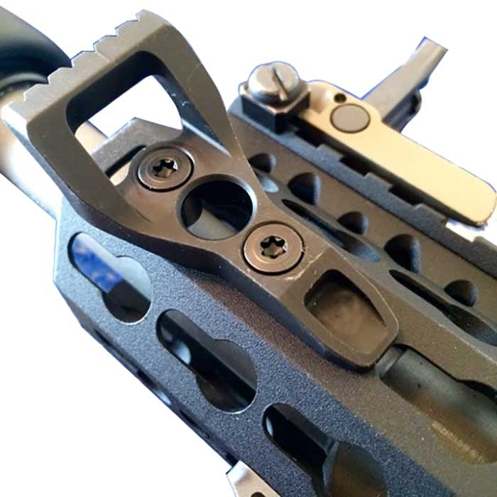 5KU SKELETON BARRIER for keymod handguards (black)-airsoft