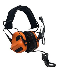 EARMOR Cuffie protettive taglia rumore con microfono M32-PLUS (Arancioni)