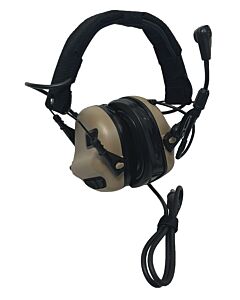 EARMOR Cuffie protettive taglia rumore con microfono M32-PLUS (Tan)
