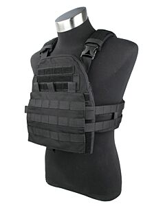 TMC giubbino tattico adaptive vest AVS Swimmer cut plate carrier (nero)