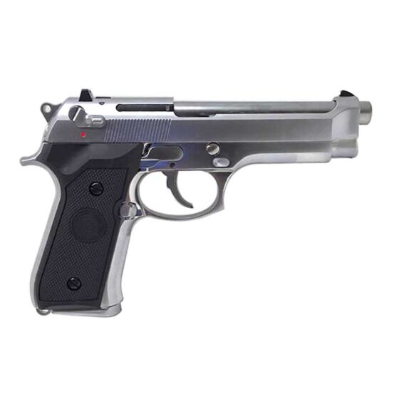 We M92 semi/full auto stainless full metal gas pistol