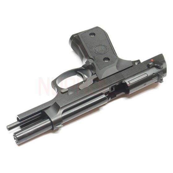 We M92 semi/full auto metal gas pistol with special led box