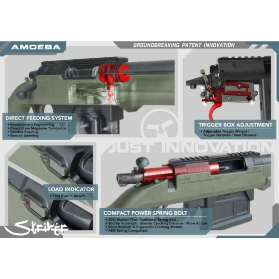 Ares Amoeba M700 STRIKER air cocking sniper rifle (urban camo)