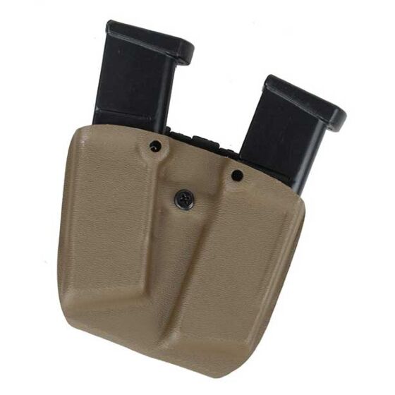 TMC Kydex double magazine holster for glock type pistol (dark earth)