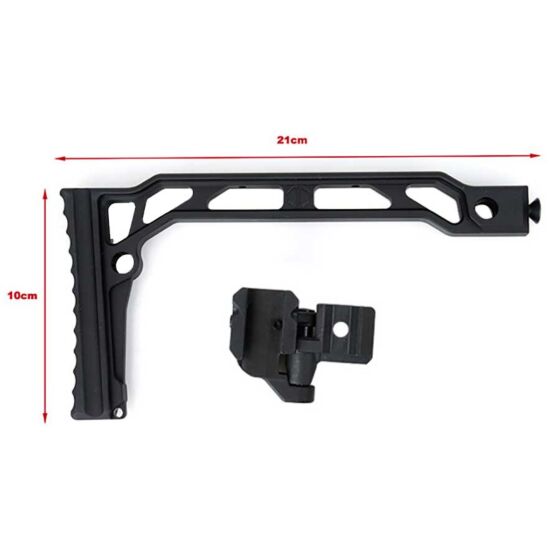 5KU SS-8R stock with FOLDING MECH picatinny plate for airsoft
