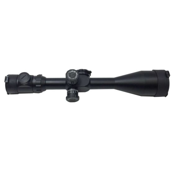 Royal scope 6-24x56 with blu reticle and internal level (with mount rings)