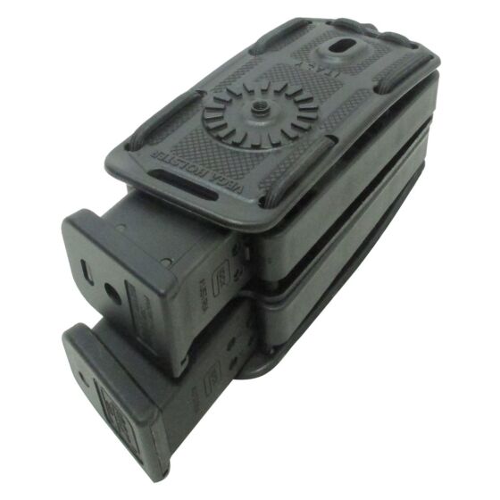 Vega Holster BUNGY line double pistol magazine pouch (black)