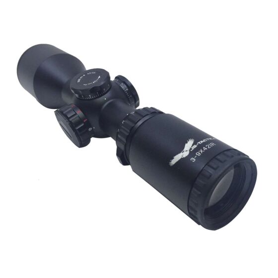 Js-tactical 3-9x42 compact illuminated scope