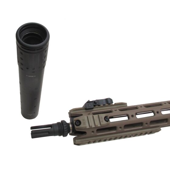 Ares scar-H type silencer for Amoeba MSR/amoeba 09 electric guns