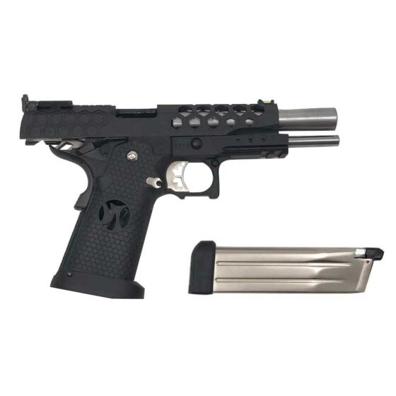 Armorer Works hi capa 5.1 race gun gas pistol (black)