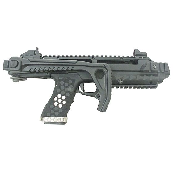 Armorer Works pistola a gas G18 HEX CUSTOM con TACTICAL CONVERSION KIT (nera)