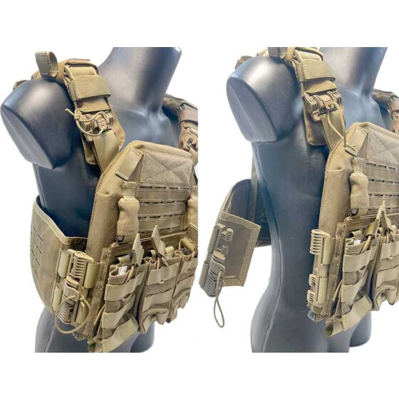 Defcon5 STORM PLATE tactical vest (tan)
