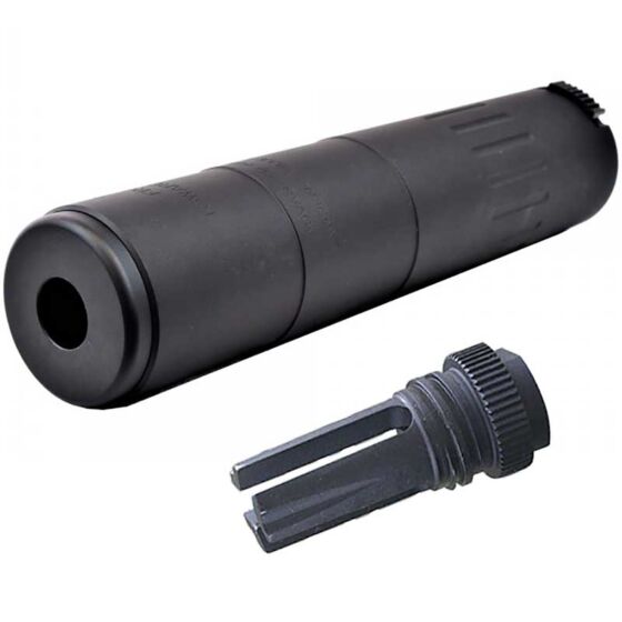 Big Dragon AAC style qd silencer with scar hider for electric rifles