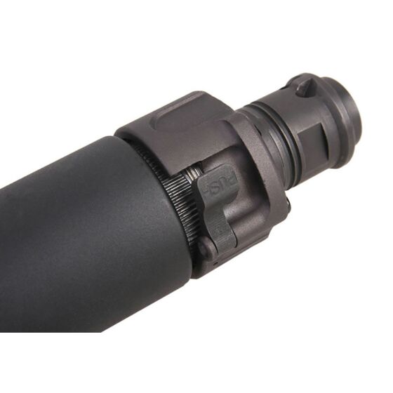 5KU SF MINI WARDEN silencer with hider for 14mm- electric gun (black)