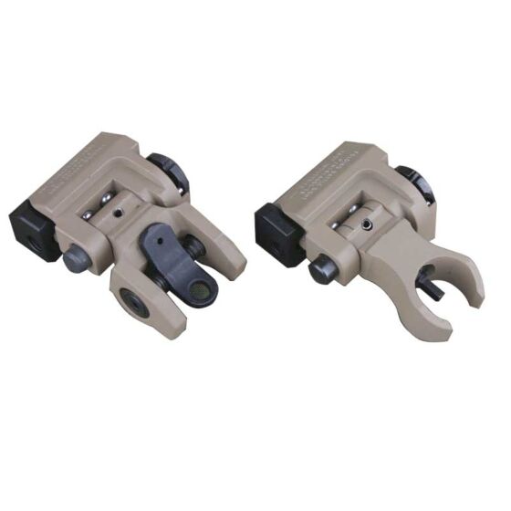 Big Dragon troy sights set for M16/M4 electric gun (tan)