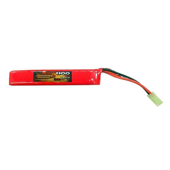 Billowy 1300mha 11.1v 20c lipo sitck battery (xs)