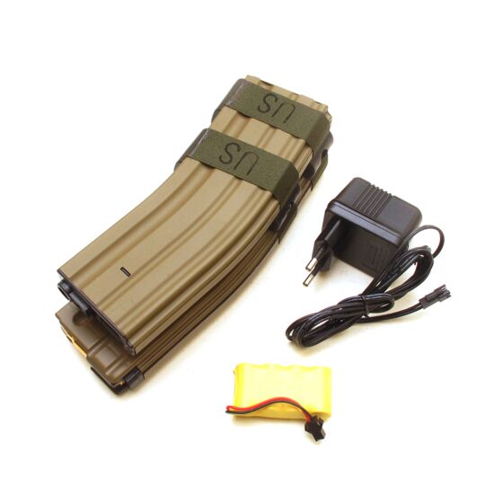 Battelaxe electric magazine 1200bb for m16 tan (sound control)