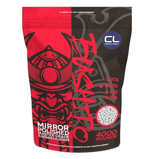 BUSHIDO MIRROR polished 0.25g bbs bag (4000pcs)
