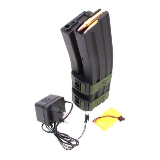 Battelaxe 1300bb electric magazine for m16 electric gun (sound control)