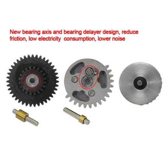 SHS hi speed ball baerings steel gear set (18:1)