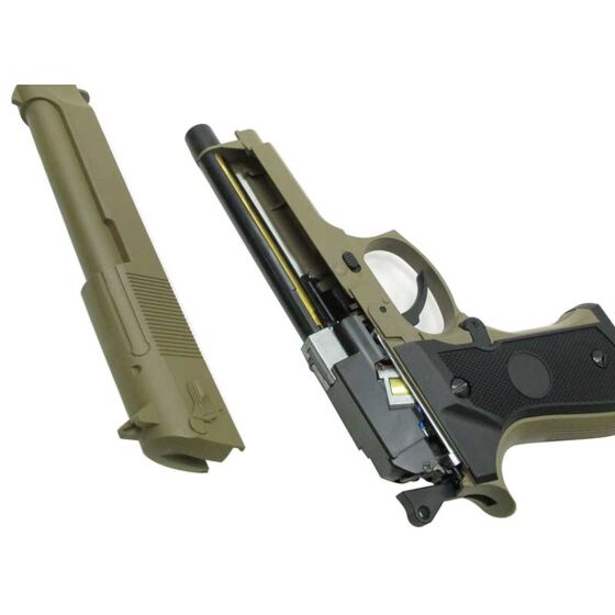 Cyma m92f electric pistol full set (tan)