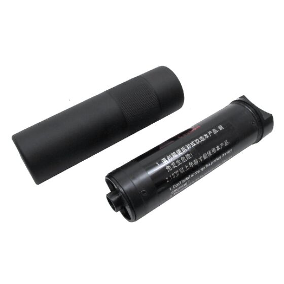 Double eagle tracer silencer for electric gun