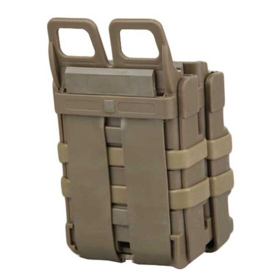 Big dragon FAST-3 magazine Holder for m16 tan