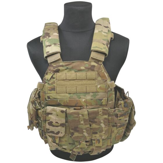 Emerson giubbino tattico 6094 style plate carrier con 3 tasche  (multicam)-abbigliamento softair professionale