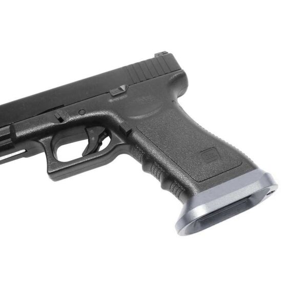 5KU IPSC style magwell for marui g17 pistol (silver)
