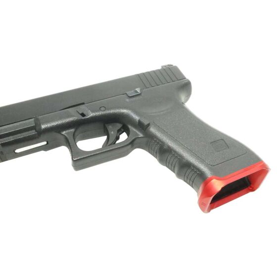 5KU ZEV style magwell for marui g17 pistol (red)