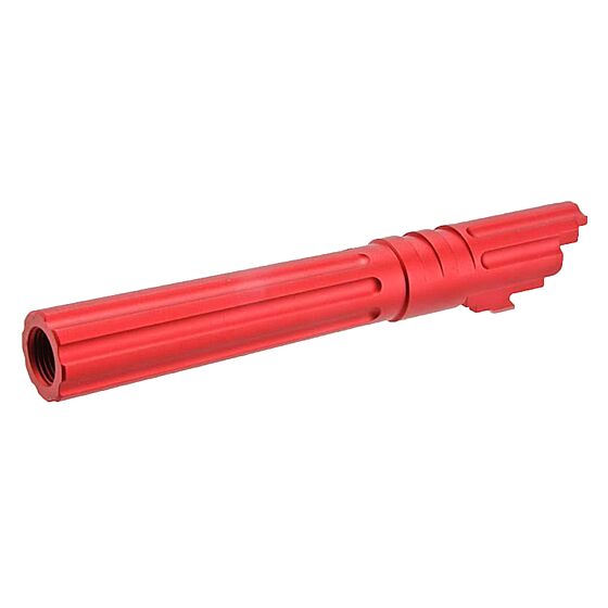5KU LW 5.1"" aluminum outer barrel for Hi Capa gas pistol (red)