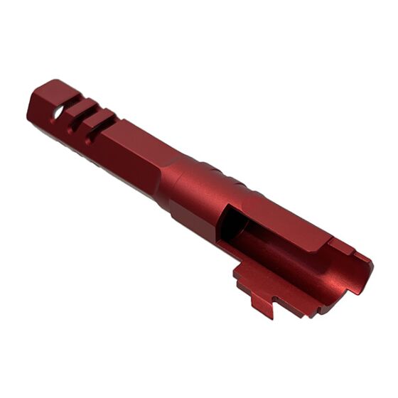 5KU HEXAGON 4.3"" aluminum outer barrel for Hi Capa gas pistol (red)