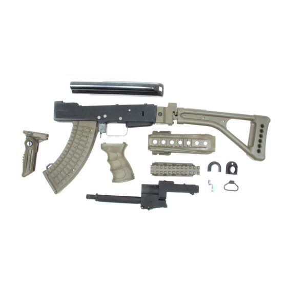 G&p ak tactical folding stock conversion kit olive drab