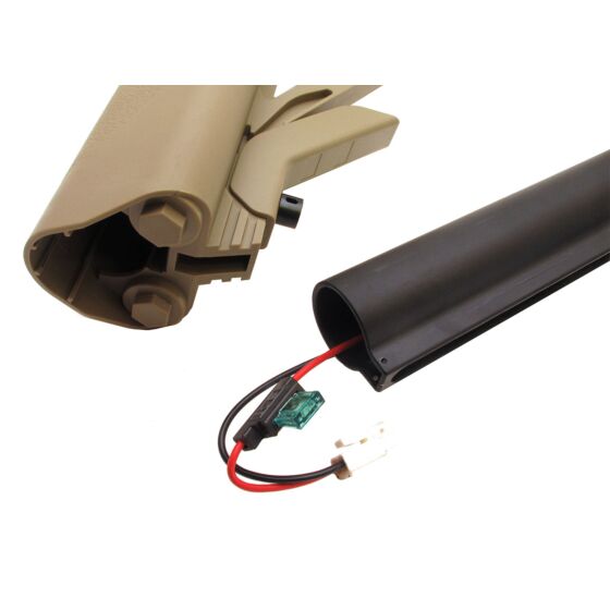 ICS cxp-16 plastic ras sport line electric gun tan (slide stock)