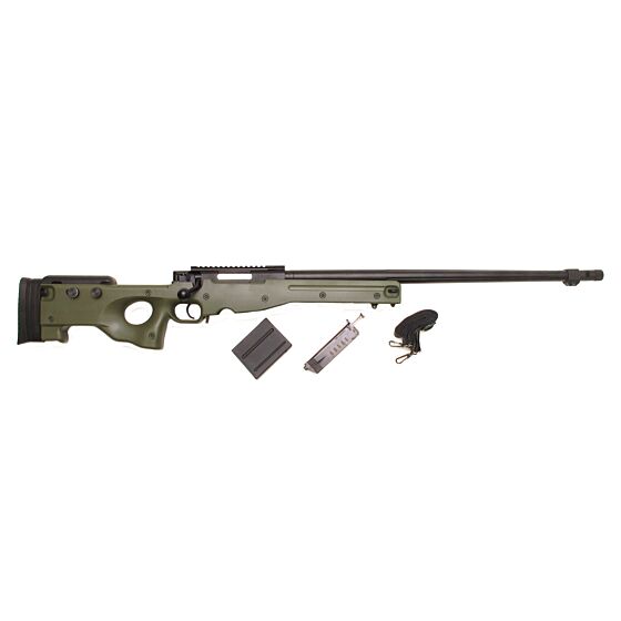 Well AW338 accuracy air sniper rifle with bipod od green (Marui clone)