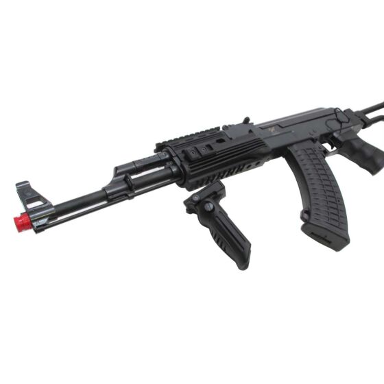 Golden Eagle ak ras folding electric gun (black)