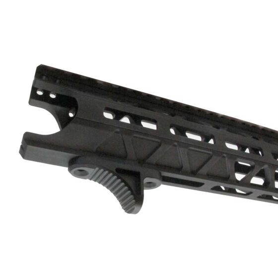 JJ airsoft B5 hand stop grip for M-LOK handguards (black)