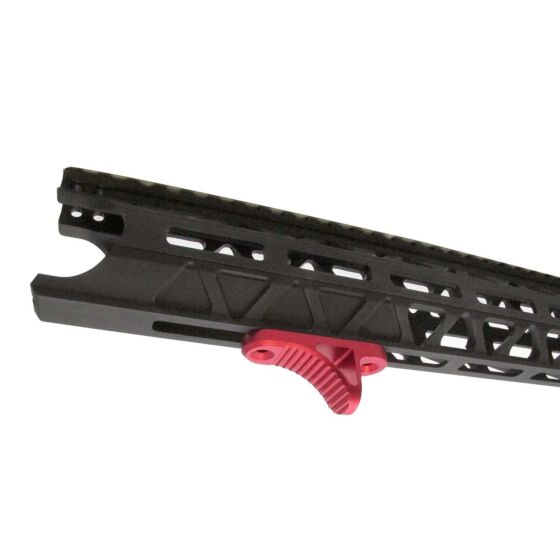 JJ airsoft B5K hand stop grip for M-LOK handguards (red)