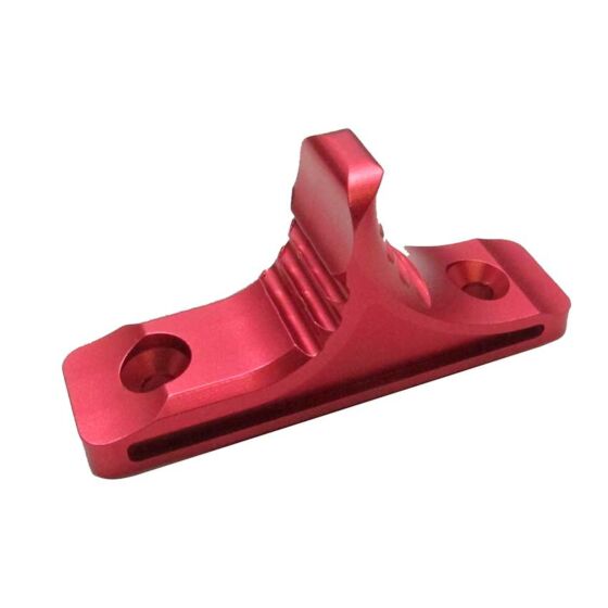 JJ airsoft Serrated scale hand stop grip for M-LOK handguards (red)