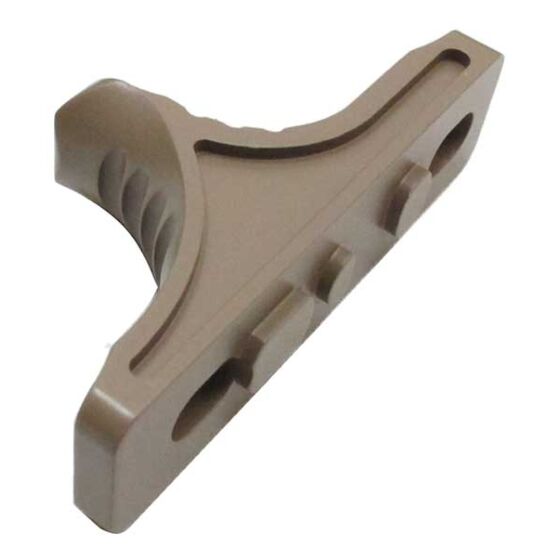 JJ airsoft Serrated scale hand stop grip for M-LOK handguards (tan)