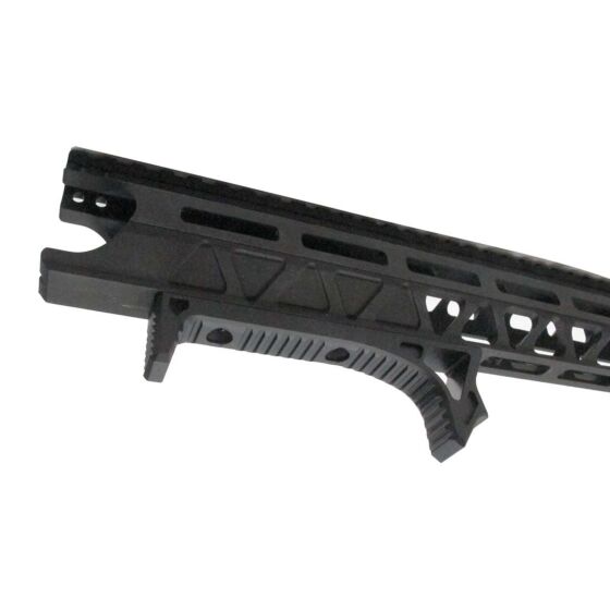 JJ airsoft Link curved foregrip for M-LOK handguards (black)