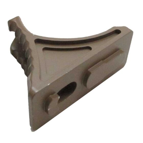 JJ airsoft RS KAVE hand stop grip for keymod handguards (tan)