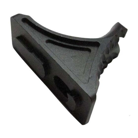 JJ airsoft RS KAVE hand stop grip for M-LOK handguards (black)