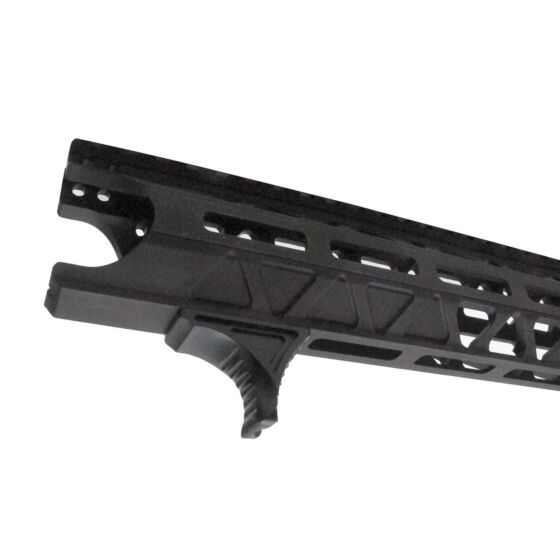 JJ airsoft RS KAVE hand stop grip for M-LOK handguards (black)