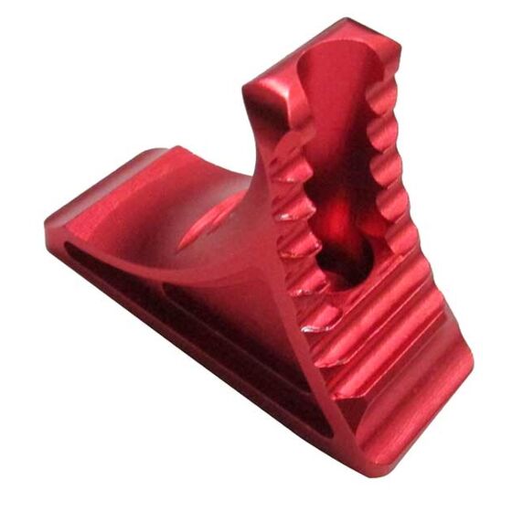 JJ airsoft RS KAVE hand stop grip for M-LOK handguards (red)