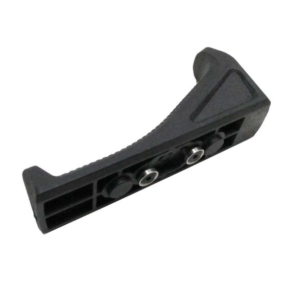 JJ airsoft angle fore hand stop for keymod handguards (black)