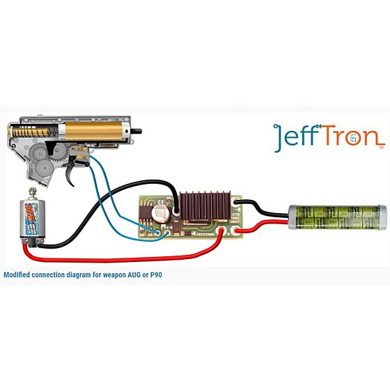 Jefftron circuito mosfet EXTREME PROCESSOR UNIT per fucili elettrici