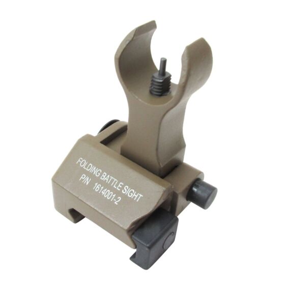 Kign arms troy flip up sight tan (front)