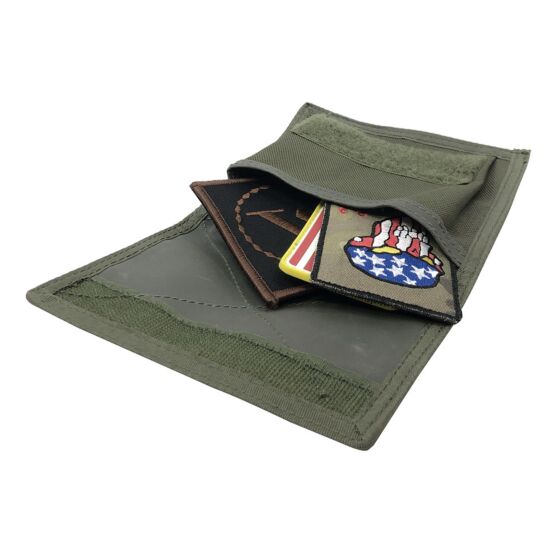 King arms admin pouch with USA patch (green)