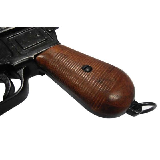 Denix C96 pistol collection gun (lacquered wood grip)